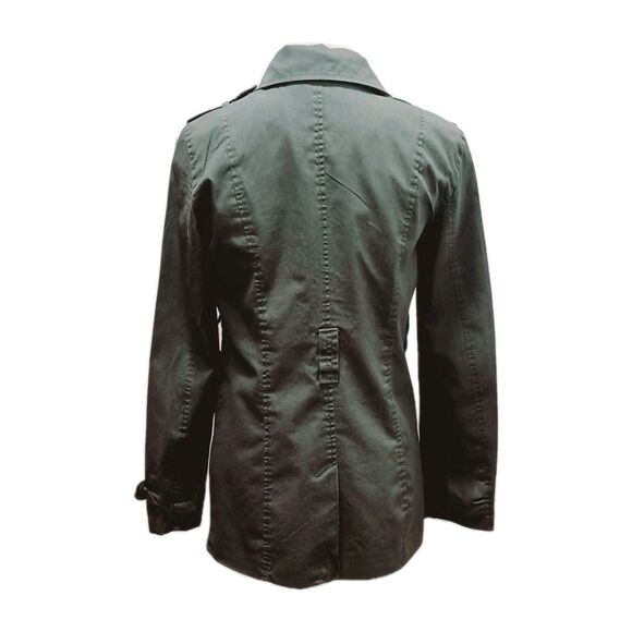 Ci Sono Oliver Green Lightweight  Double-Breasted  Jacket Size Small - Picture 2 of 8